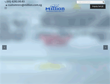 Tablet Screenshot of million.com.sg